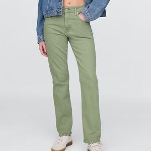 Old Navy Sage Green Rockstar Super Skinny mid-rise